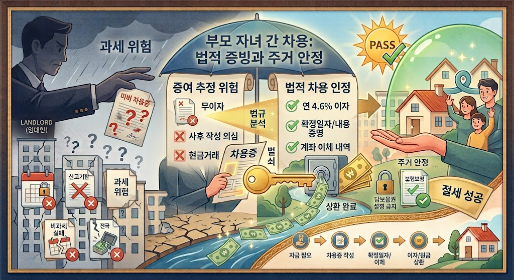 부모 자녀 간 차용증 작성법: 차용증 양식과 적정 이자율 계산법